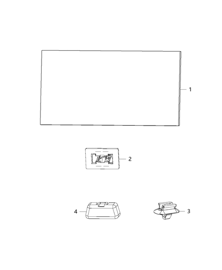 2015 Jeep Cherokee Wiring Kit 4 Way Female Diagram for 68225155AB