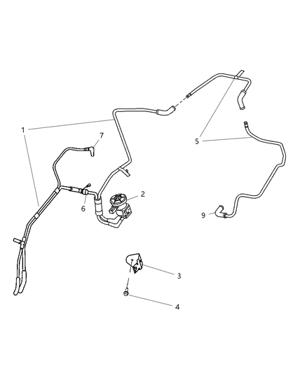 2004 Dodge Neon Emission Control Vacuum Harness Diagram 1 - Thumbnail