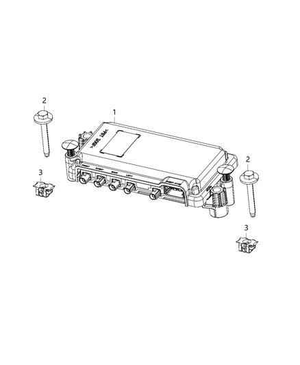 2021 Jeep Gladiator Modules, Body Diagram 15 - Thumbnail