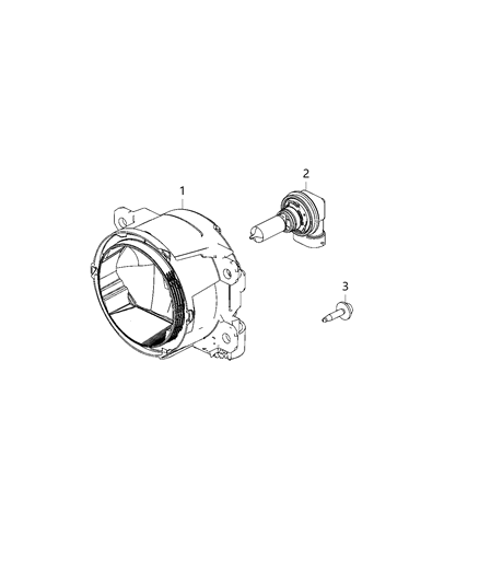 2021 Jeep Compass Lamps, Fog Diagram