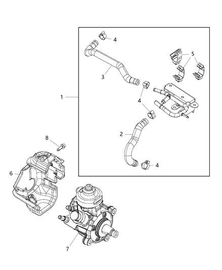2018 Jeep Wrangler All-new Model Fuel Injection Pump Diagram