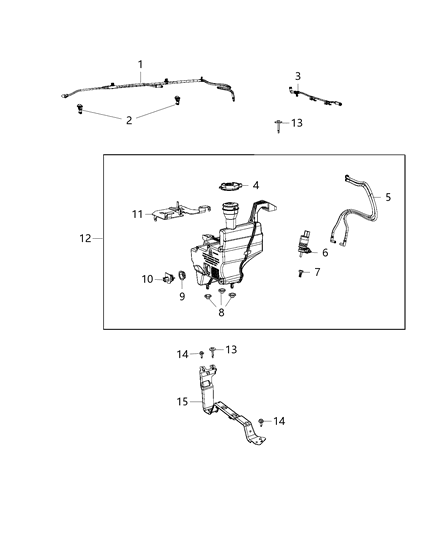 2018 Jeep Wrangler All-new Model Front Washer System Diagram 2 - Thumbnail