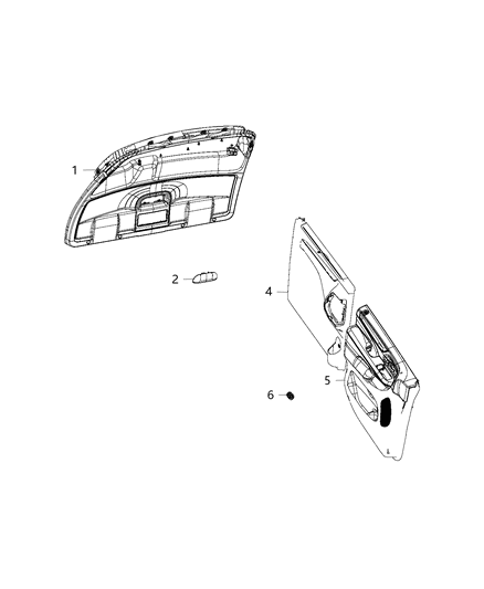 2020 Dodge Grand Caravan Lamps, Interior Diagram 1 - Thumbnail