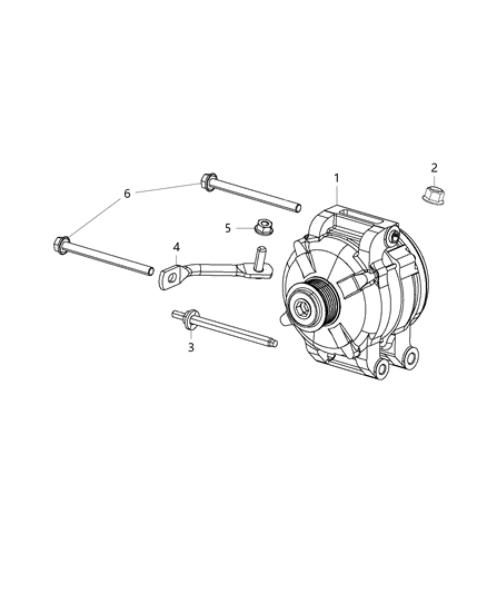 2018 Jeep Grand Cherokee Generator Diagram 3 - Thumbnail