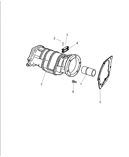 1999 Dodge Durango Extension - Automatic Transmission Diagram 1 - Thumbnail
