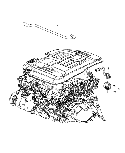 2014 Dodge Challenger Crankcase Ventilation Diagram 1 - Thumbnail