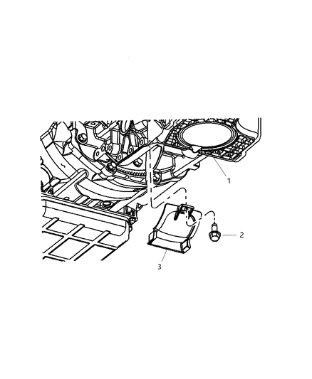 2005 Dodge Magnum Cover , Lower Converter Diagram 1 - Thumbnail