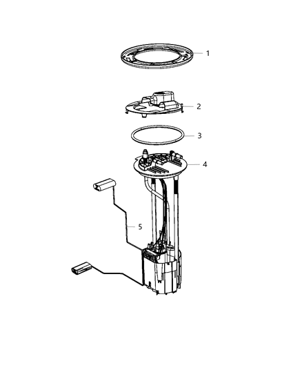 2011 Ram 3500 Cab Chassis Fuel Pump Module Diagram