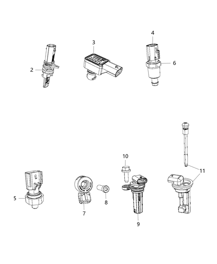 2016 Ram ProMaster 2500 Sensors, Engine Diagram 2 - Thumbnail