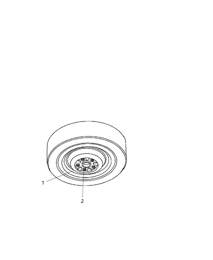 2019 Chrysler Pacifica Spare Tire of Labels Diagram