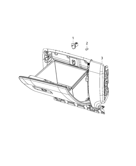 2021 Jeep Compass Switches - Instrument Panel Diagram 1 - Thumbnail