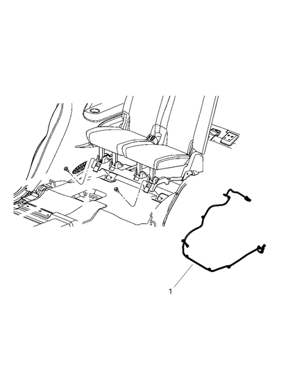 2012 Dodge Durango Wiring - Seat Rear Diagram