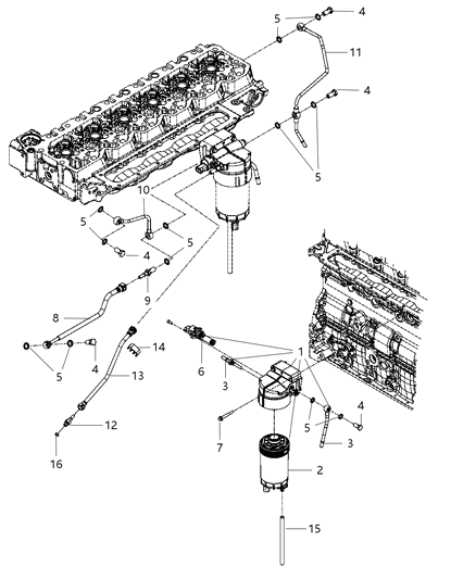 2008 Dodge Ram 3500 Cab Chassis Fuel Filter Diagram