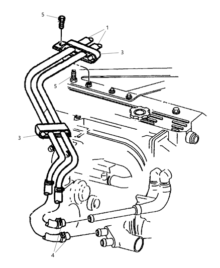 1997 Jeep Cherokee Plumbing - Heater Diagram 4 - Thumbnail
