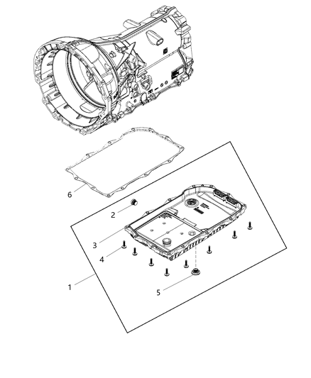 2019 Dodge Durango Oil Pan , Filter And Related Parts Diagram 2 - Thumbnail