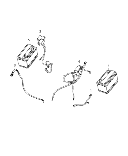 2020 Ram 2500 Wiring, Battery Diagram 2 - Thumbnail