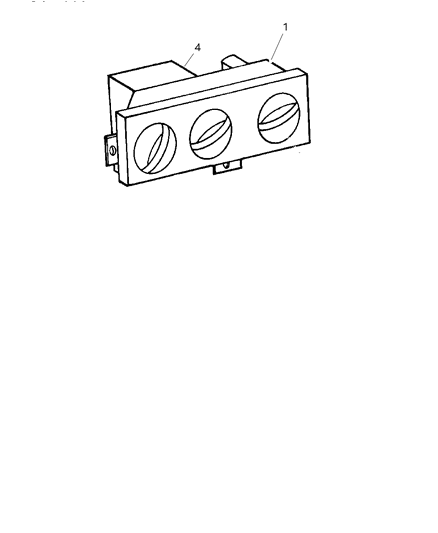1998 Jeep Grand Cherokee Harness Speed Control Vacuum Diagram for 55115790