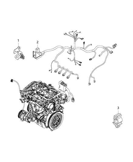 2019 Jeep Compass Wiring, Engine Diagram 2 - Thumbnail