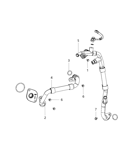 2020 Ram 2500 EGR Cooling System Diagram 2 - Thumbnail