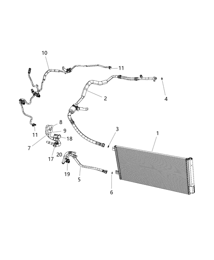 2015 Jeep Renegade A/C Plumbing Diagram 1 - Thumbnail