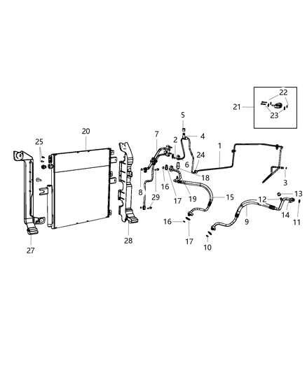 2015 Ram 2500 A/C Plumbing Diagram 2 - Thumbnail