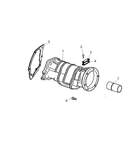 1998 Jeep Grand Cherokee Case Adapter Diagram 1 - Thumbnail