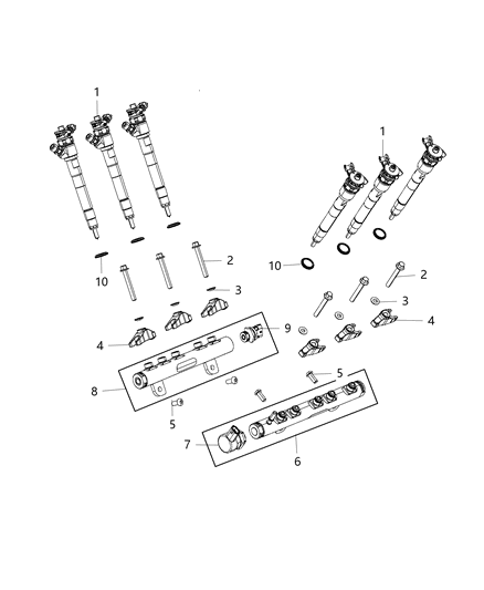 2013 Jeep Grand Cherokee Fuel Rail Diagram 1 - Thumbnail