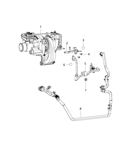 2018 Jeep Wrangler All-new Model Turbo Charger Cooling Diagram