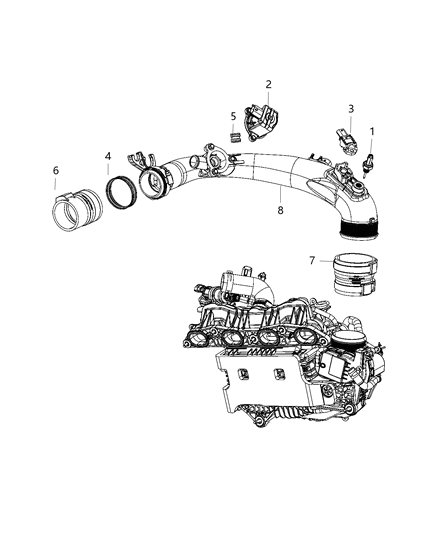 2018 Jeep Wrangler All-new Model Charge Air Cooler Diagram