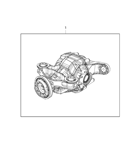 2017 Dodge Charger Axle Assembly Diagram 2 - Thumbnail