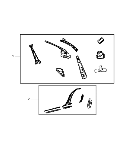 2004 Dodge Neon Aperture Panels Diagram 2 - Thumbnail