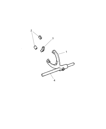 2007 Chrysler Aspen Forks & Rail Diagram 1 - Thumbnail