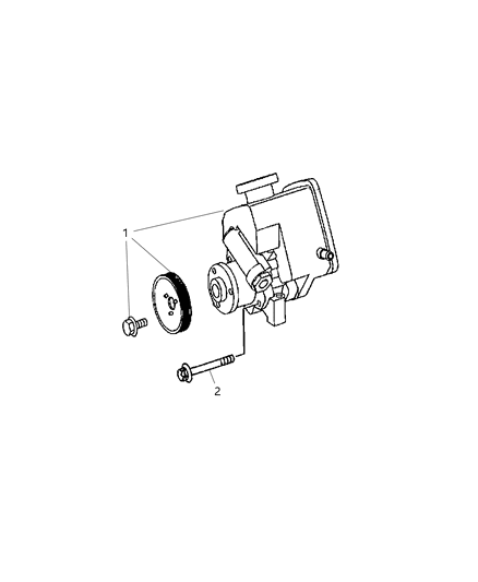 2008 Dodge Sprinter 2500 Power Steering Pump Diagram 2 - Thumbnail