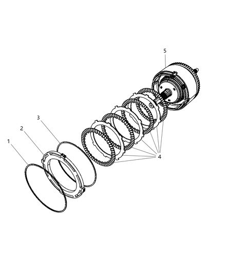 2007 Chrysler Sebring Clutch & Input Shaft Diagram 4 - Thumbnail