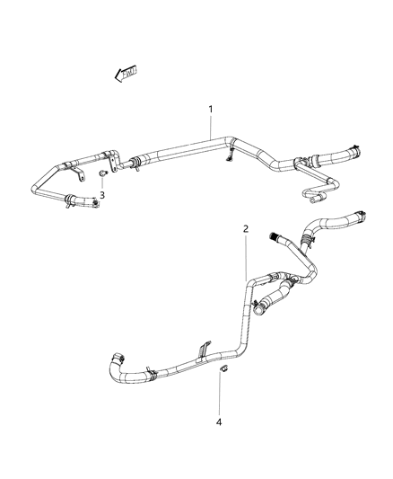 2012 Dodge Challenger Heater Plumbing Diagram 1 - Thumbnail
