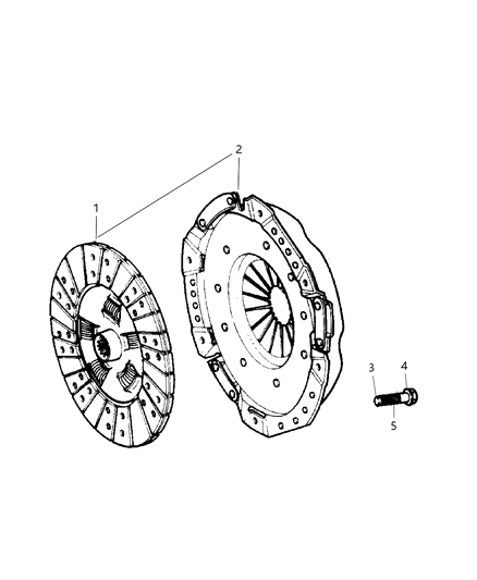 2003 Jeep Liberty Bolt Diagram for 5072664AA