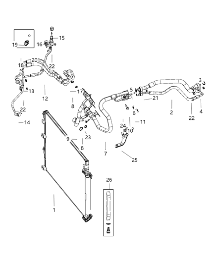 2015 Chrysler 200 A/C Plumbing Diagram 2 - Thumbnail