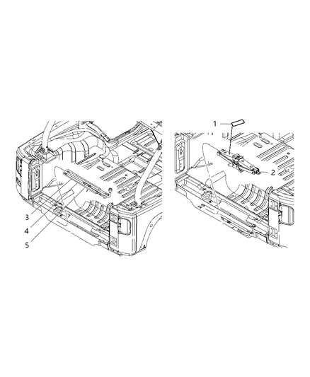 2008 Jeep Wrangler Jack & Storage Diagram