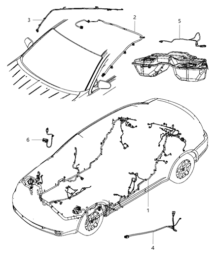 2012 Chrysler 200 Wiring Fuel Module Diagram for 5084073AA