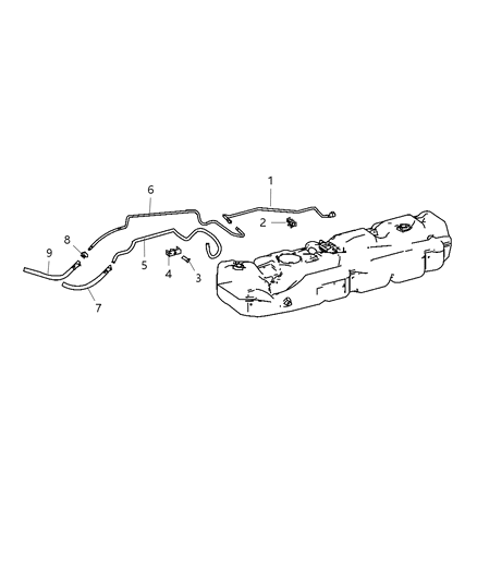 2008 Dodge Sprinter 2500 Fuel Lines & Related Diagram 5 - Thumbnail