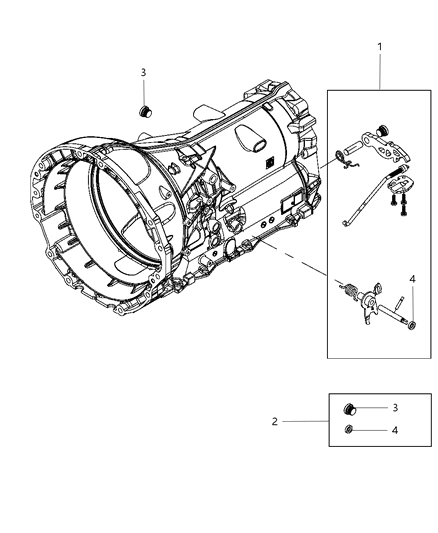 2012 Chrysler 300 Manual Shaft Seal Diagram for 68144177AA
