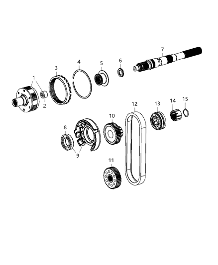2013 Ram 3500 Cab Chassis Transfer Case Gear Train Diagram 2 - Thumbnail