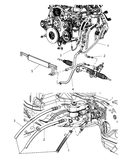 2011 Ram 2500 Power Steering Hose Diagram 3 - Thumbnail