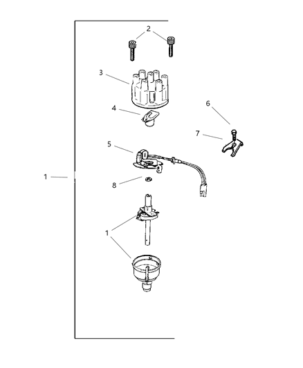 1999 Dodge Ram 3500 Regular Cab Distributor Diagram