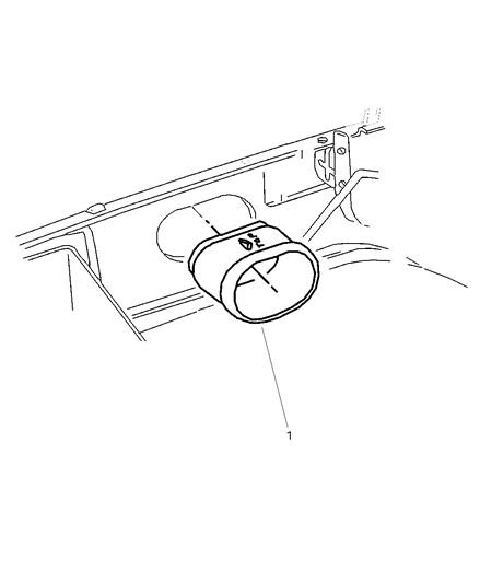 1999 Dodge Ram 2500 Regular Cab Air Intake System Diagram 2 - Thumbnail