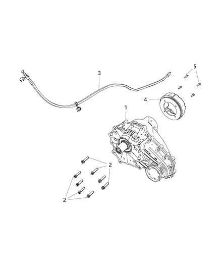 2021 Jeep Grand Cherokee Transfer Case Assembly Diagram 2 - Thumbnail