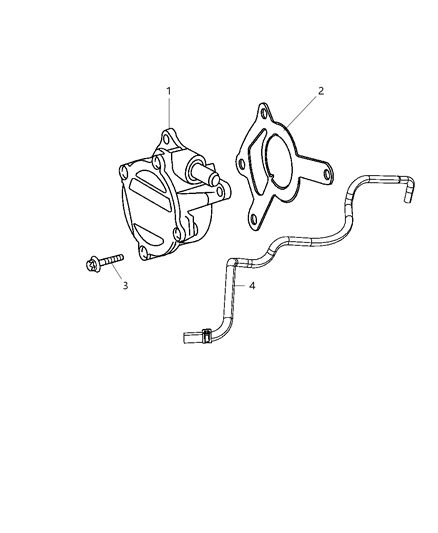 2007 Jeep Grand Cherokee Pump Vacuum Diagram for 5175850AA