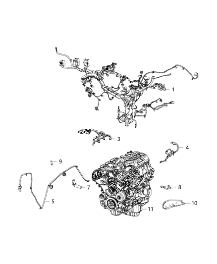 2020 Ram 1500 Classic Wiring, Engine Diagram 1 - Thumbnail