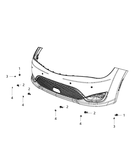 2020 Chrysler Pacifica Park Assist Diagram 1 - Thumbnail
