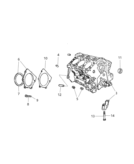 2006 Dodge Caravan Cylinder Block Diagram 3 - Thumbnail
